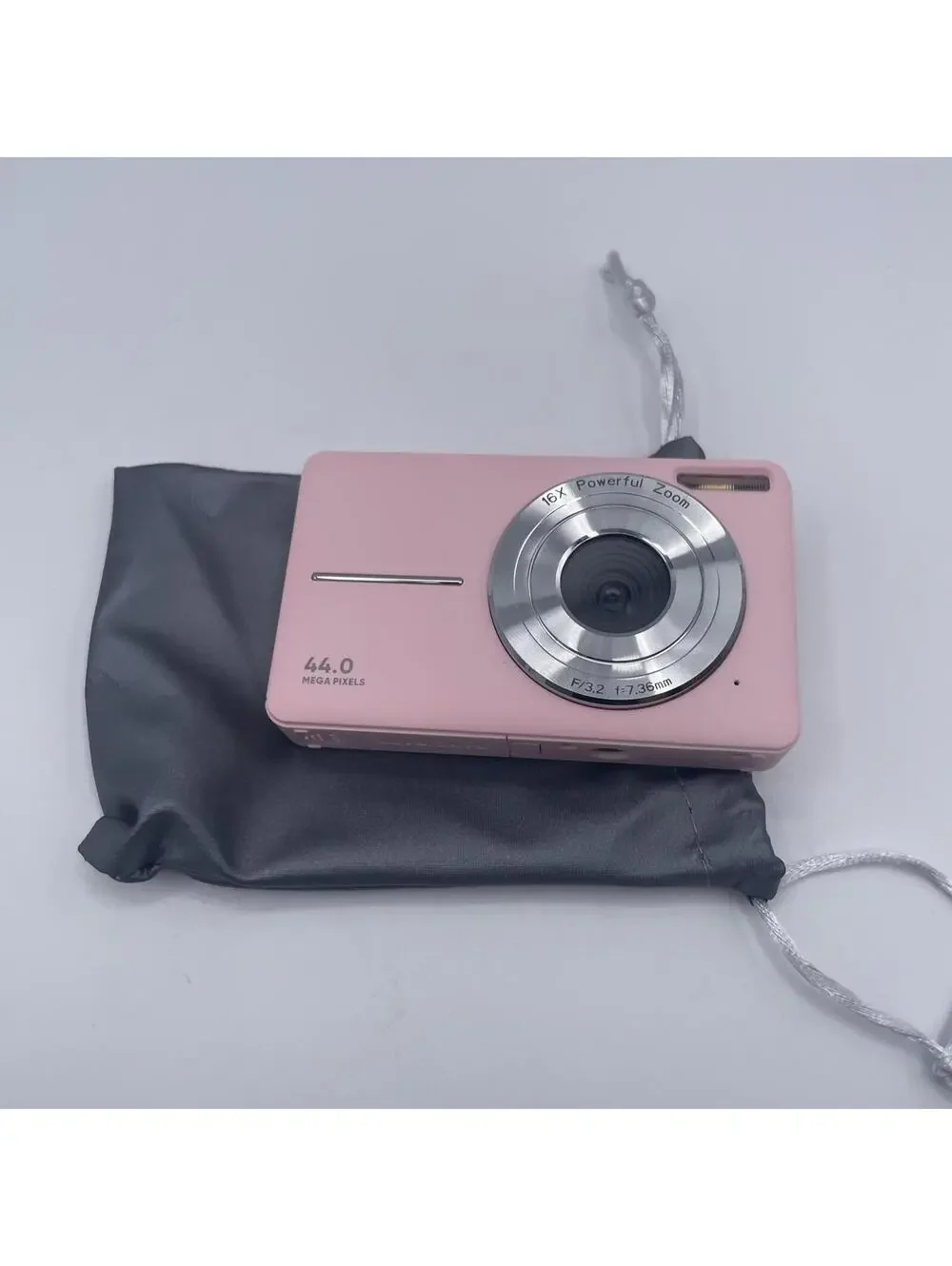 Pink DC403 Compact Digital Camera 44MP 16x Zoom 1080p HD Video USB Lithium-Ion